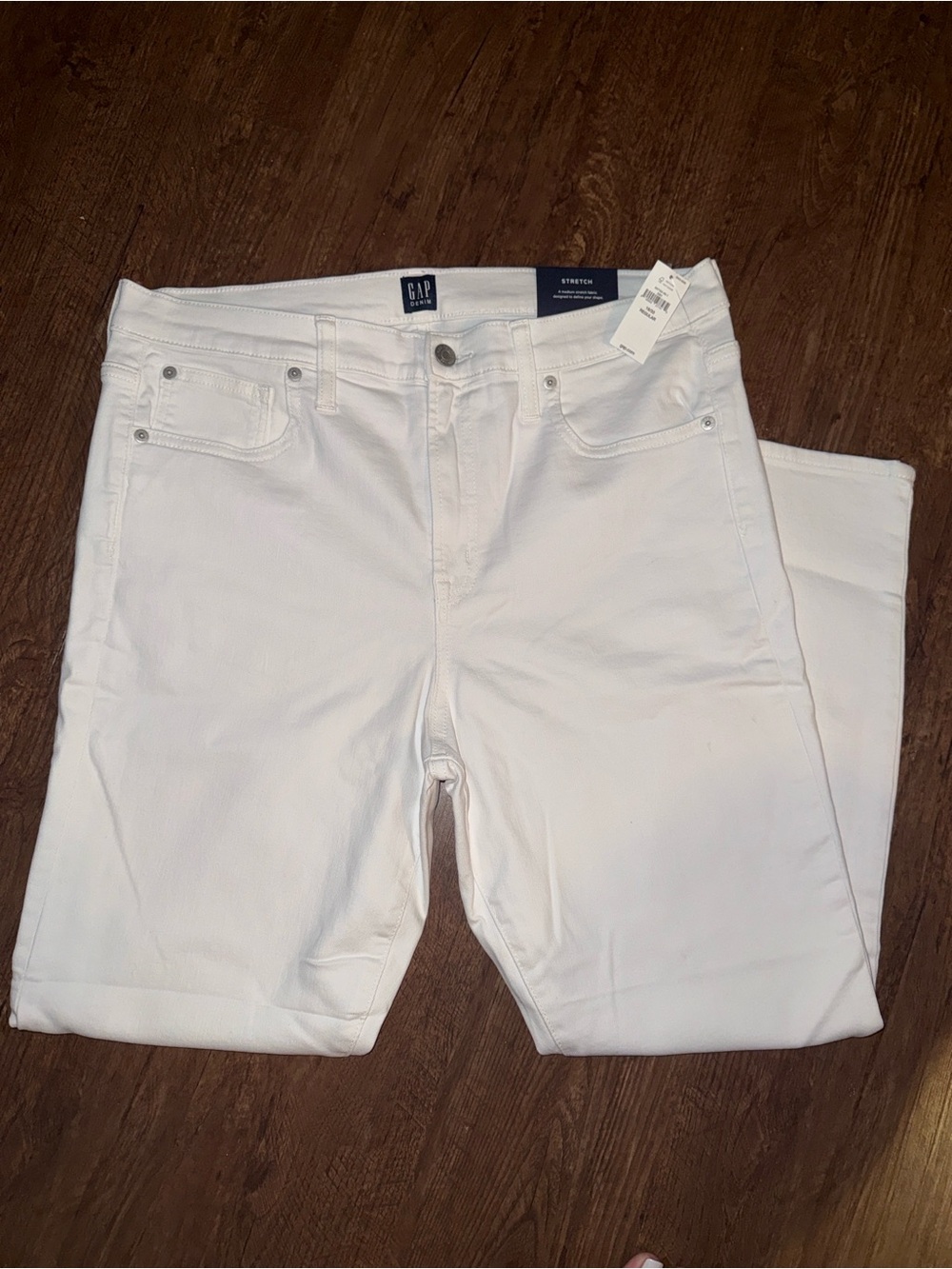 GAP women’s White Stretch Jeans